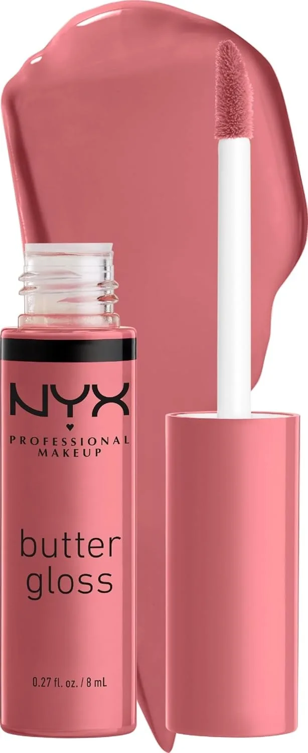 NYX PROFESSIONAL MAKEUP Butter Gloss, Non-Sticky Lip Gloss - Tiramisu (Brown)